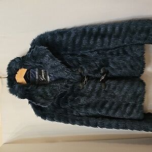 Guess Faux Fur Shag Coat